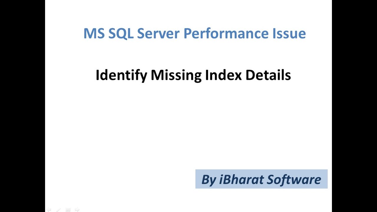 Live: MS SQL DBA Performance Industrial Base session in Hindi (Part 02) #ibharatsoftware