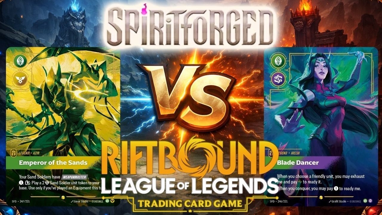 AZIR Emperor of the Sands VS  IRELIA Blade Dancer | RIFTBOUND: TCG | SPIRITFORGED | WEEKLY GAMES BO3