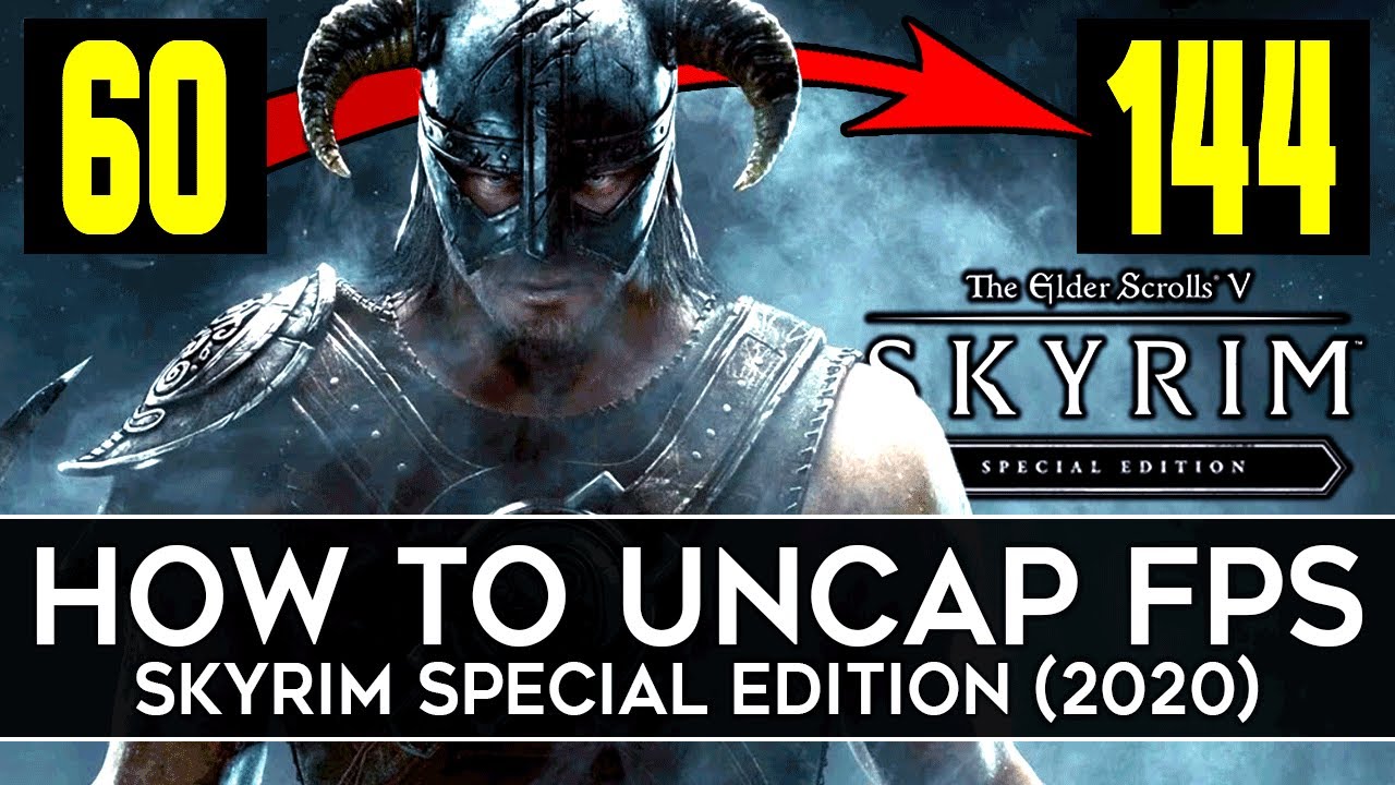 Как разблокировать частоту кадров в Skyrim Special Edition (2020) — убрать ограничение FPS, испра...