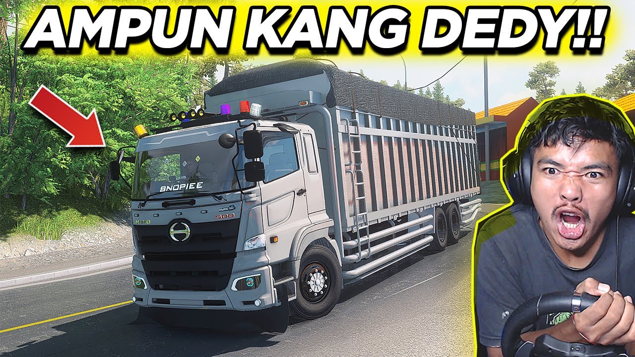 🚛Truk Hino Tabrak Rambu di Tanjakan Puncak Bogor! | ETS2