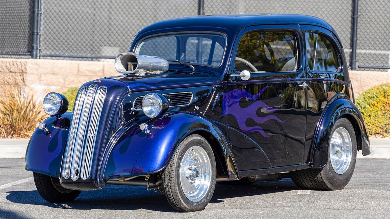 1948 Ford Anglia Restomod 350ci Supercharged V8 Walk-around Video