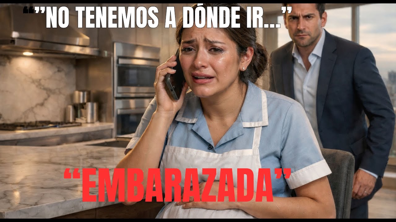 “NO TENEMOS A DÓNDE IR”, DIJO LA EMPLEADA EMBARAZADA — EL MILLONARIO ACTUÓ DE INMEDIATO
