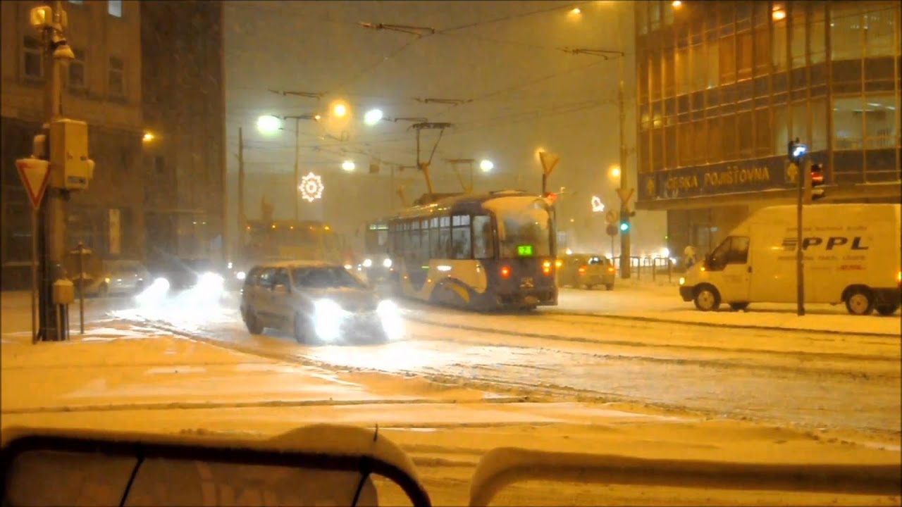 Ostrava - sněhová kalamita 2010