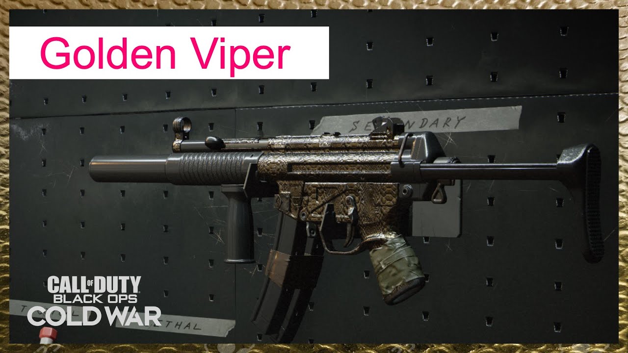 COD: Black Ops Cold War MP5 GOLDEN VIPER Gameplay