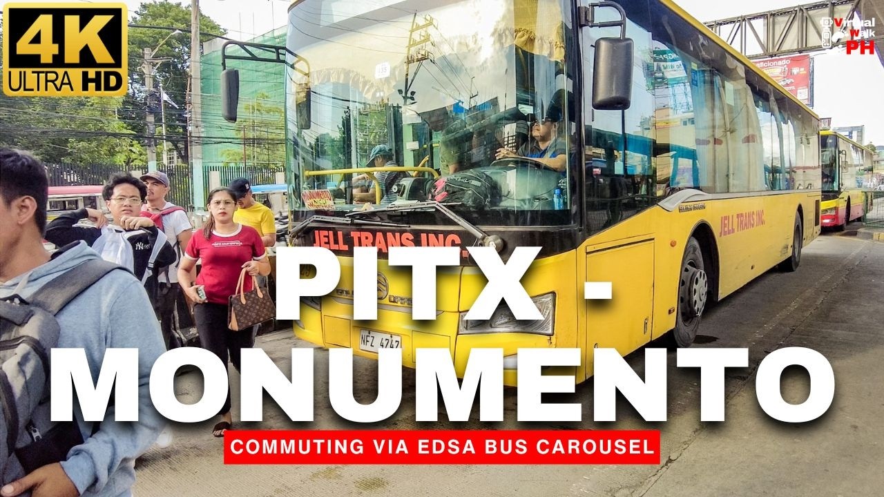 [4K] FULL COMMUTE PITX to Monumento via EDSA Bus Carousel Northbound (2025)
