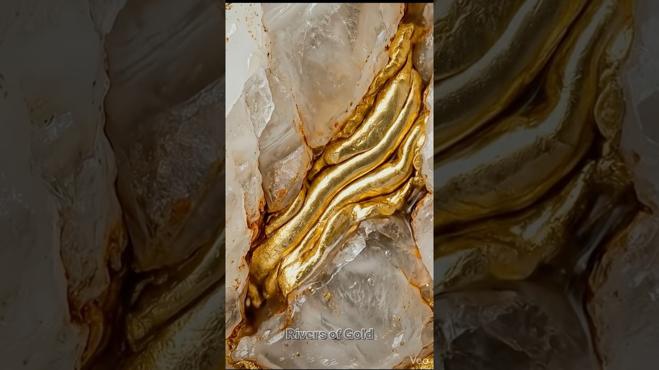 Found a Real Gold Vein Inside Quartz | Rare Natural Gold Discovery
