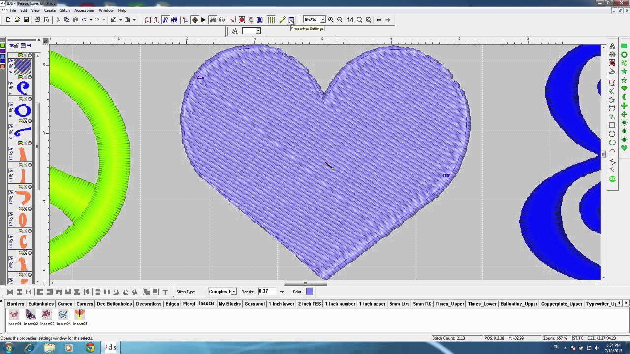 Changing Stitch Directions in IDS