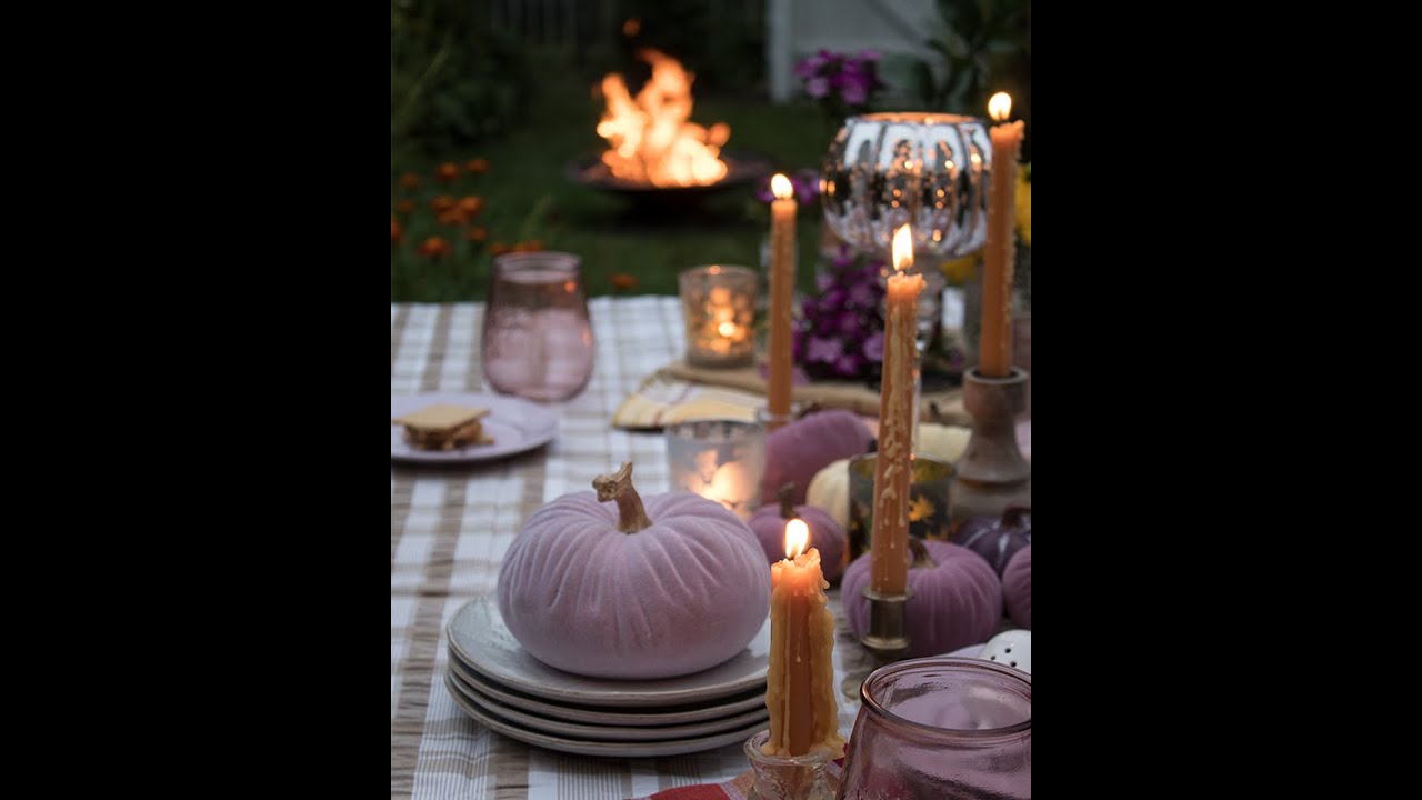 Outdoor Fall Entertaining