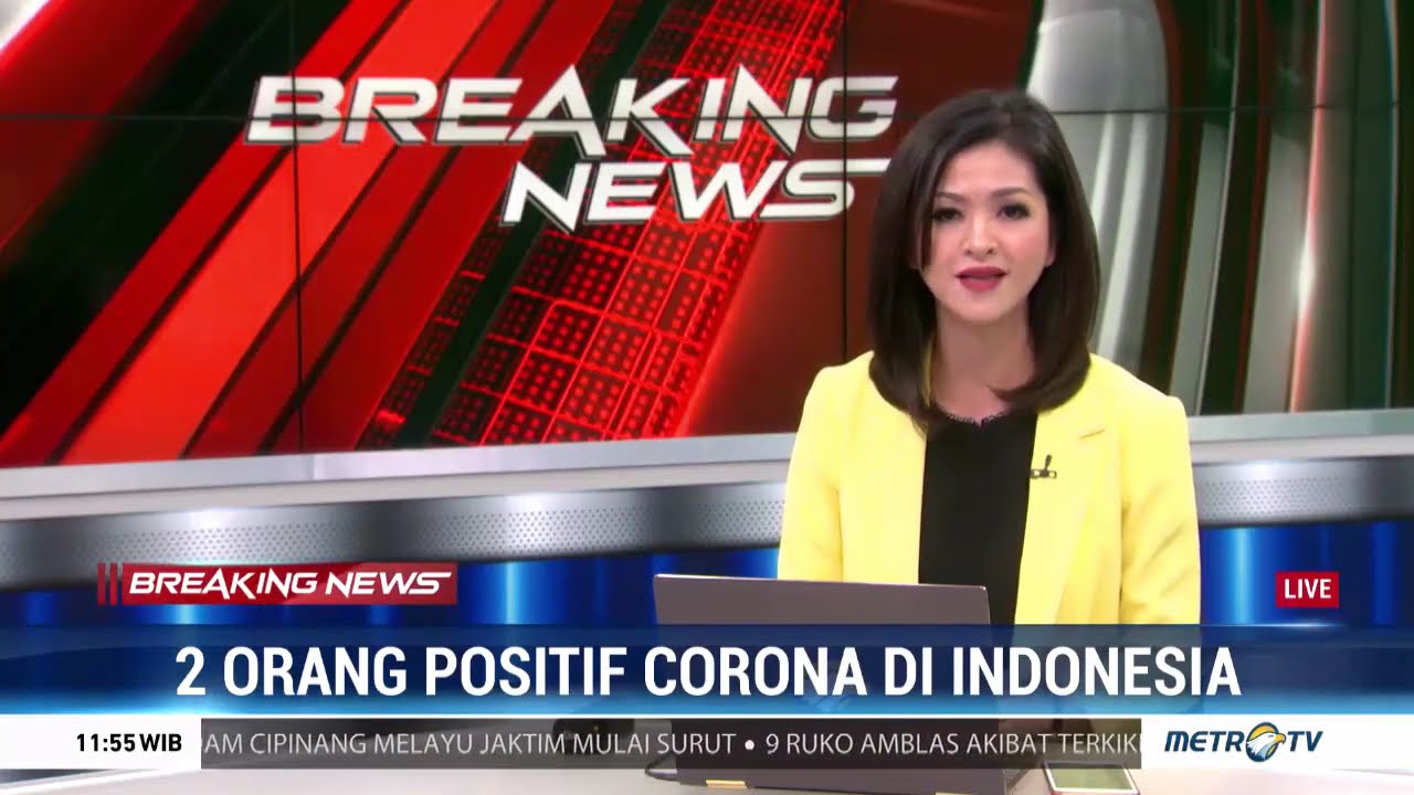 Breaking News - 2 WNI Positif Corona Di Indonesia