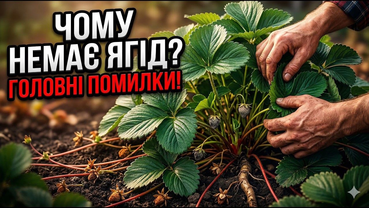 Через ЦЕ ви РОКАМИ сидите БЕЗ врожаю ПОЛУНИЦІ!