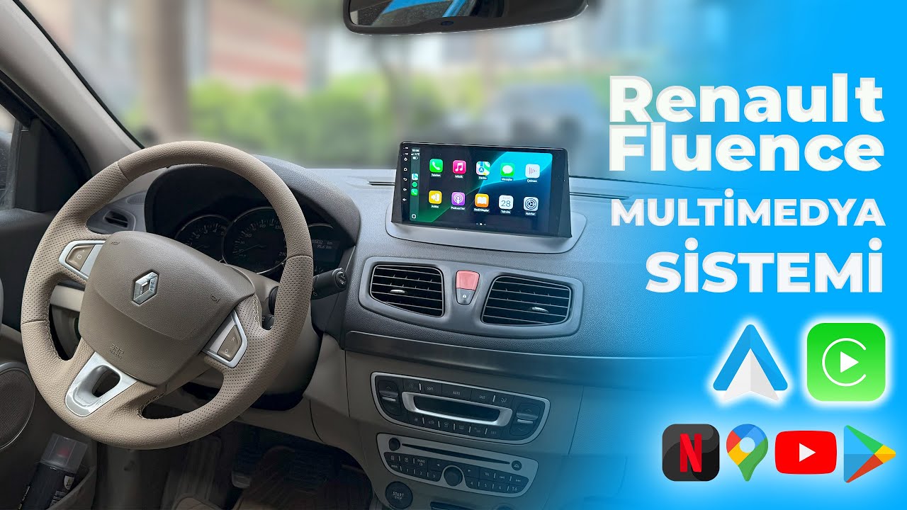 Renault Fluence (2010-2016) CarPlay ve AndroidAuto Destekli Android Multimedya Sistemi➡ 22-363