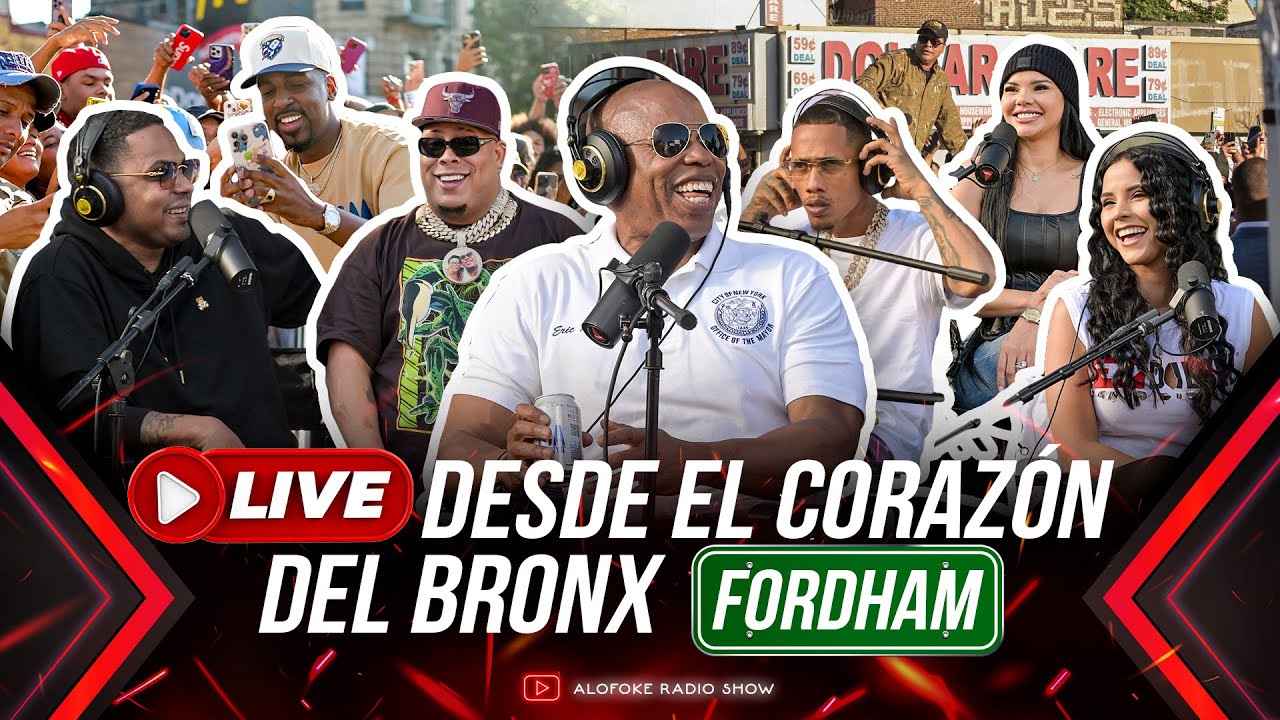 EN VIVO DESDE FORDHAM EL CORAZON DE EL BRONX NYC (ALOFOKE RADIO SHOW LIVE)