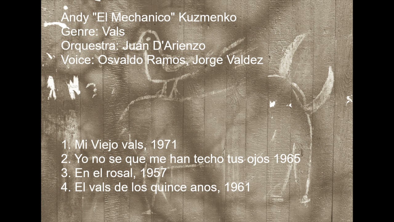Vals Tanda Juan D'Arienzo 1957-1971