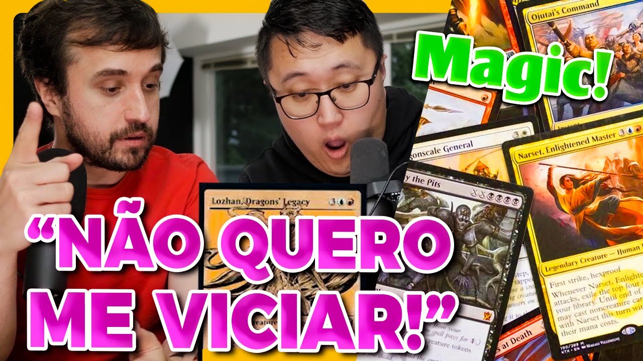 COMPREI um BARALHO DE MAGIC!