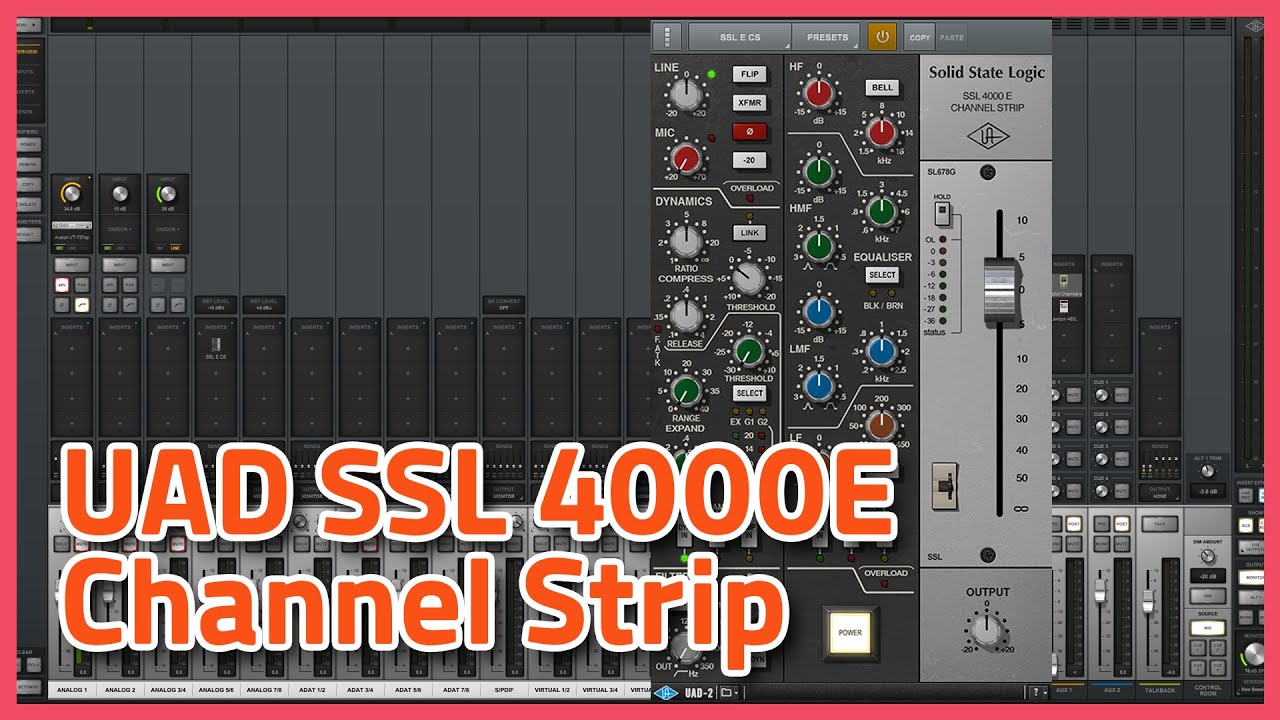 UAD SSL 4000E Channel Strip
