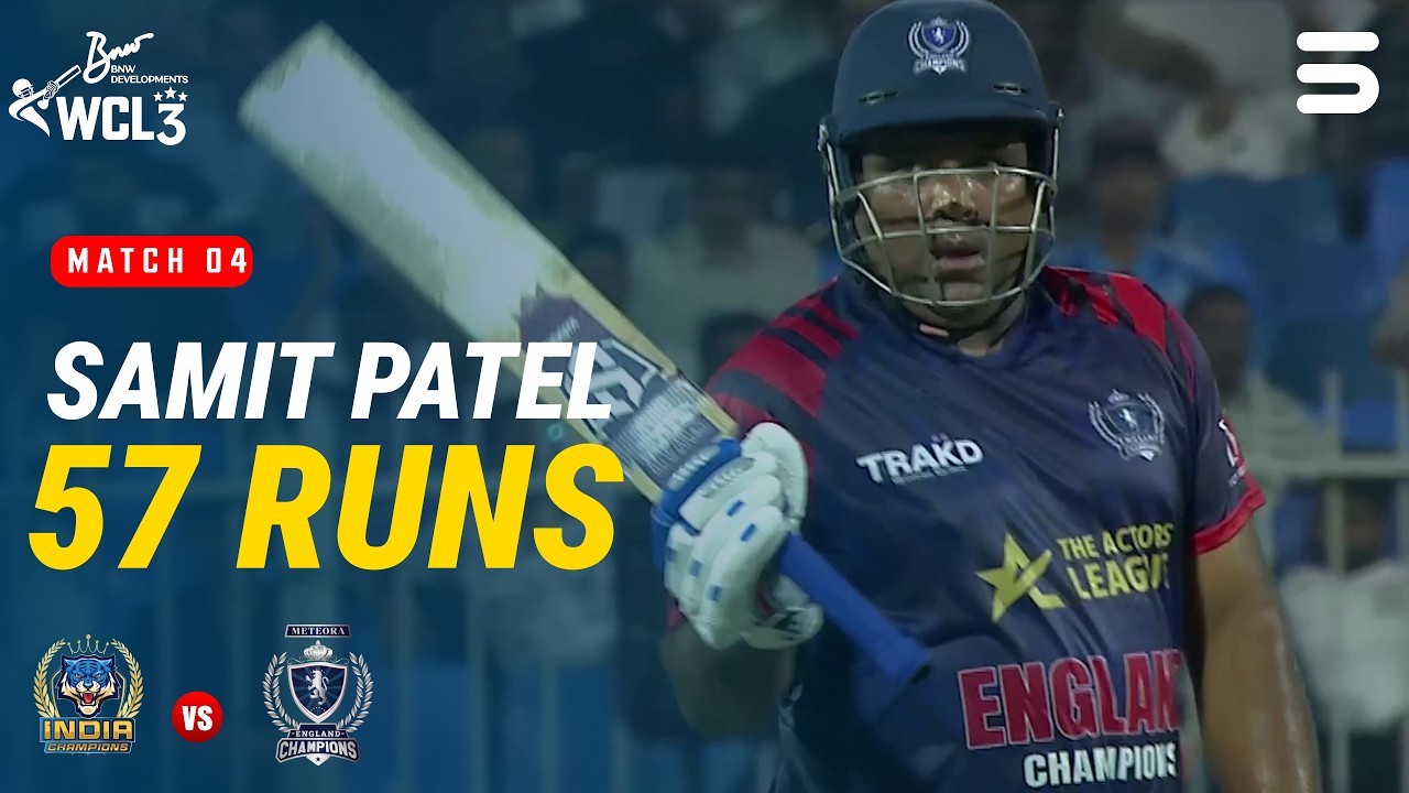 Samit Patel Goes Big with 57! 🏏🔥 | India Champions vs England Champions | Match 4 | WCL 2026 | M9O1T