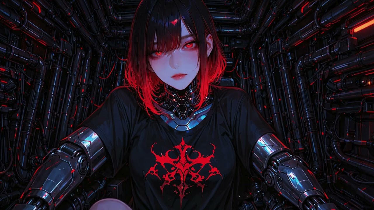 Crimson Protocol: Awakening | Dark Cyberpunk Instrumental | CydoMusic