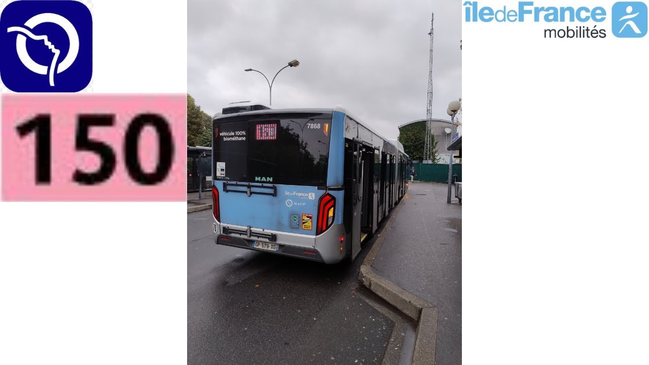 [RATP] Ligne 150 en Lion's City 18G GNV/ Line 150 by Lion's City 18G GNV / Lion's City 18G GNVで150号線