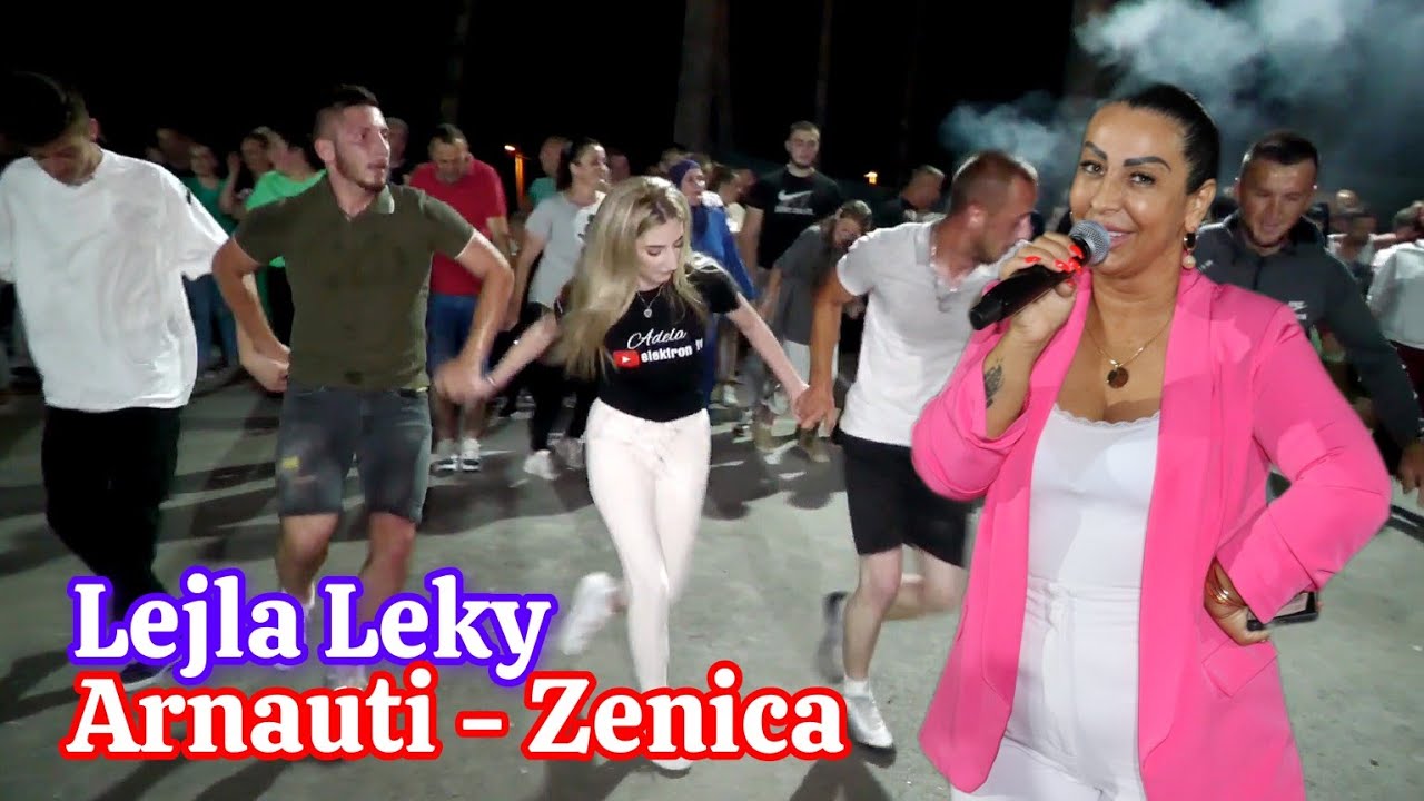 Igrači rasturaju kolo uz Lejlu Leky - stadion Borovi /Arnauti kod Zenice 09.06.2024