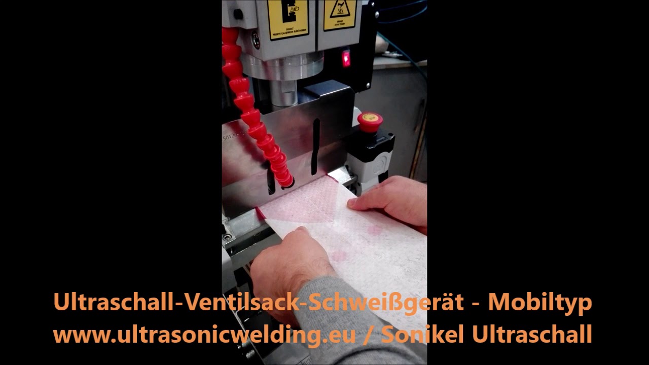 Ultraschall Ventilsack Schwei&szlig;ger&auml;t   Mobiltyp