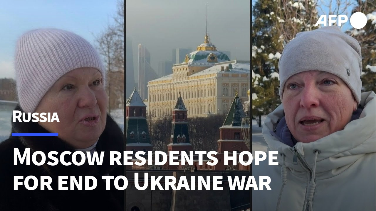 People in Moscow hope for end to Ukraine war at Abu Dhabi talks | AFP