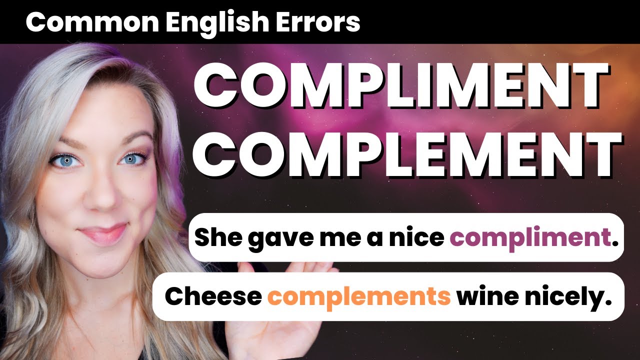 Compliment VS Complement - What's the Difference? | Confused Words in English with QUIZ