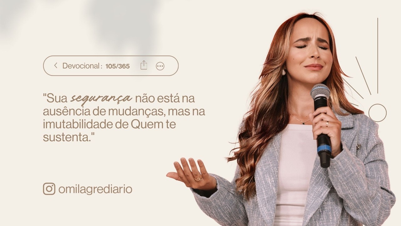 DEVOCIONAL/ORA&Ccedil;&Atilde;O DO DIA - (15  | ABRIL) - FABIOLA MELO - MILAGRE DI&Aacute;RIO 105/365