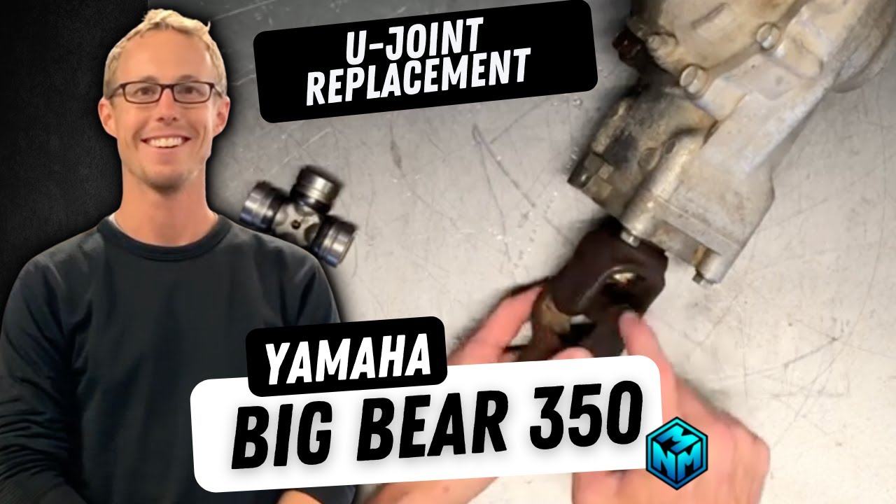 Yamaha Big Bear 350 / Kodiak 400 / Timberwolf 250 — замена карданного шарнира переднего дифференц...