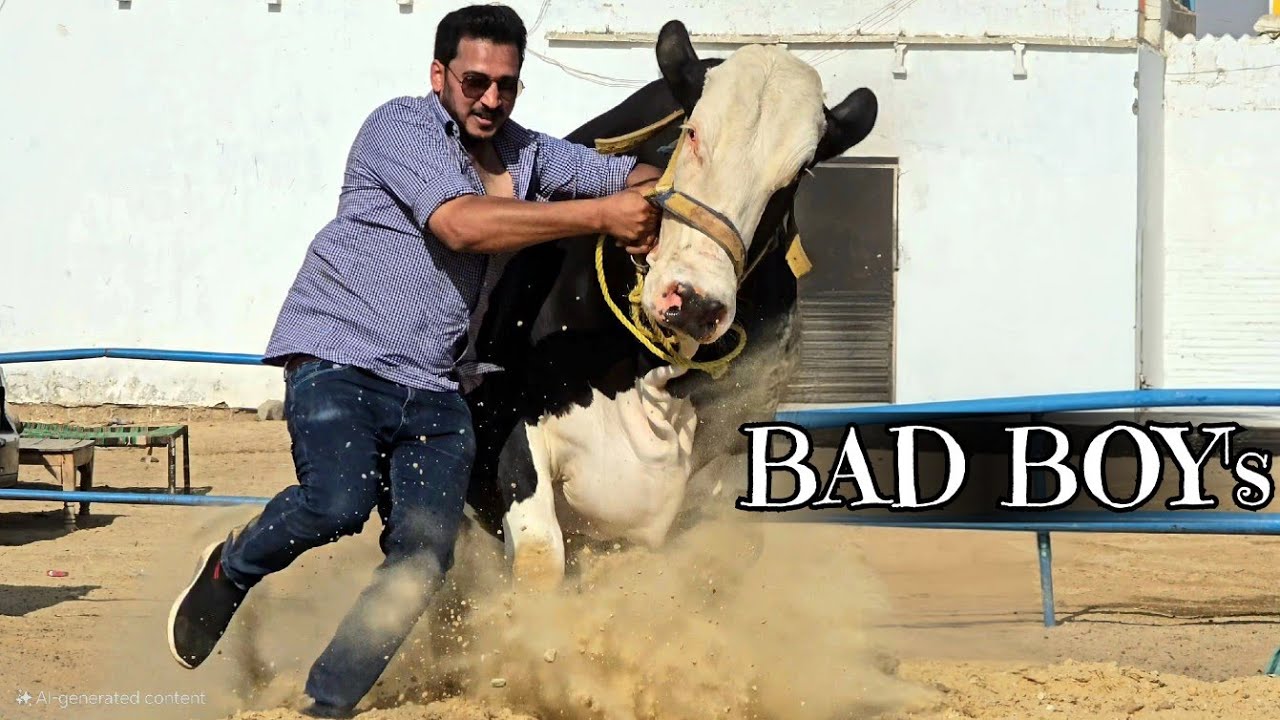 Huge Brahman Bulls at AQ Cattle Farm - Cattle Market Karachi - Bakra Eid 2025 - Bakra Mandi - JNTV
