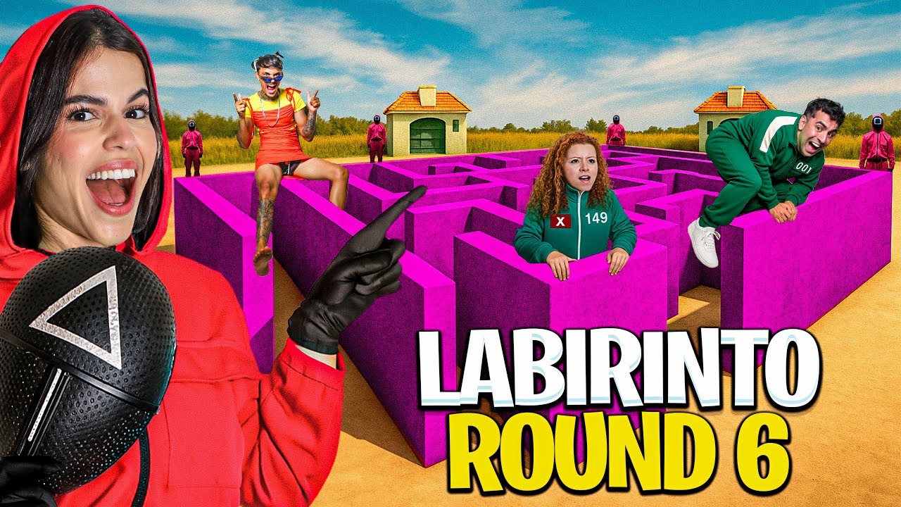 ENTRAMOS NO LABIRINTO DO ROUND 6 *Ficamos presos ?