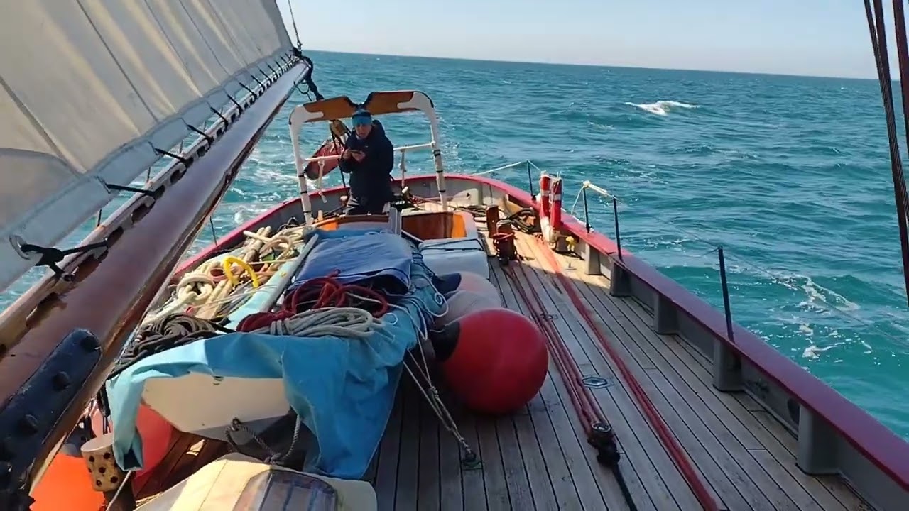 Sailing Pilot Cutter 'Marguerite' from Falmouth to Padstow.