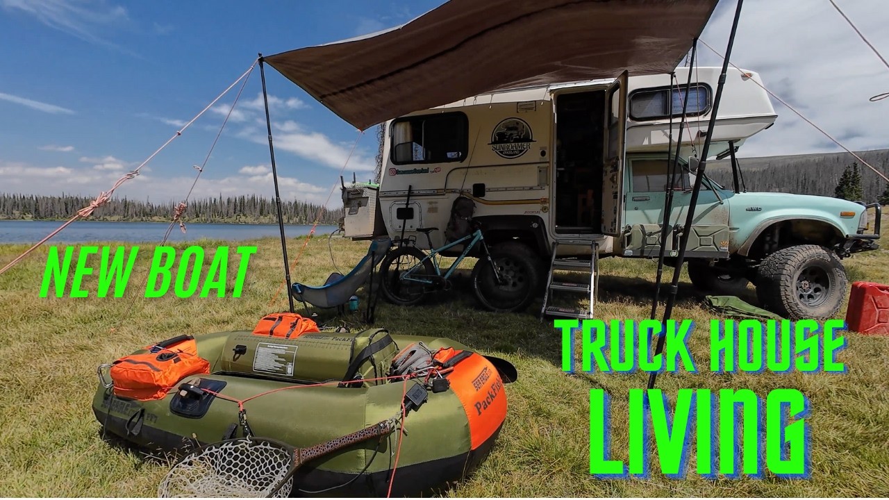 Truck Camping Fishing, Got a New Boat