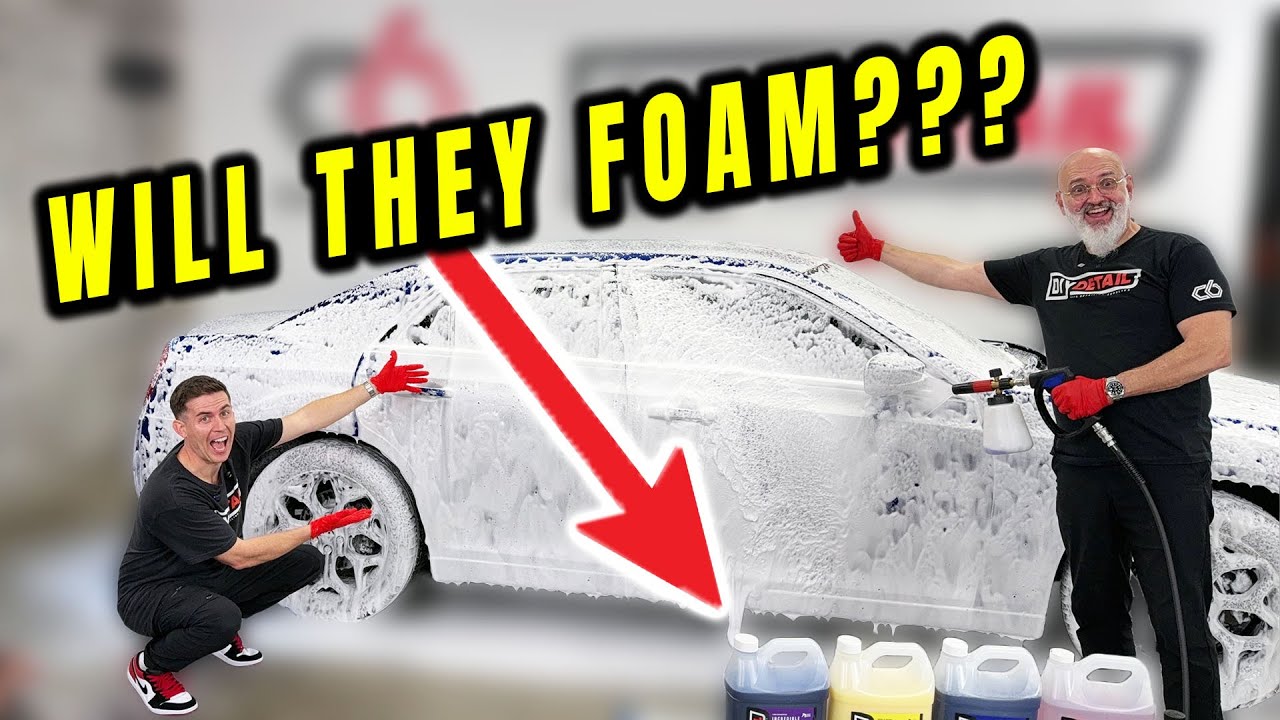 Can it be FOAMED??? Testing DIY Detail’s products in a Foam Cannon