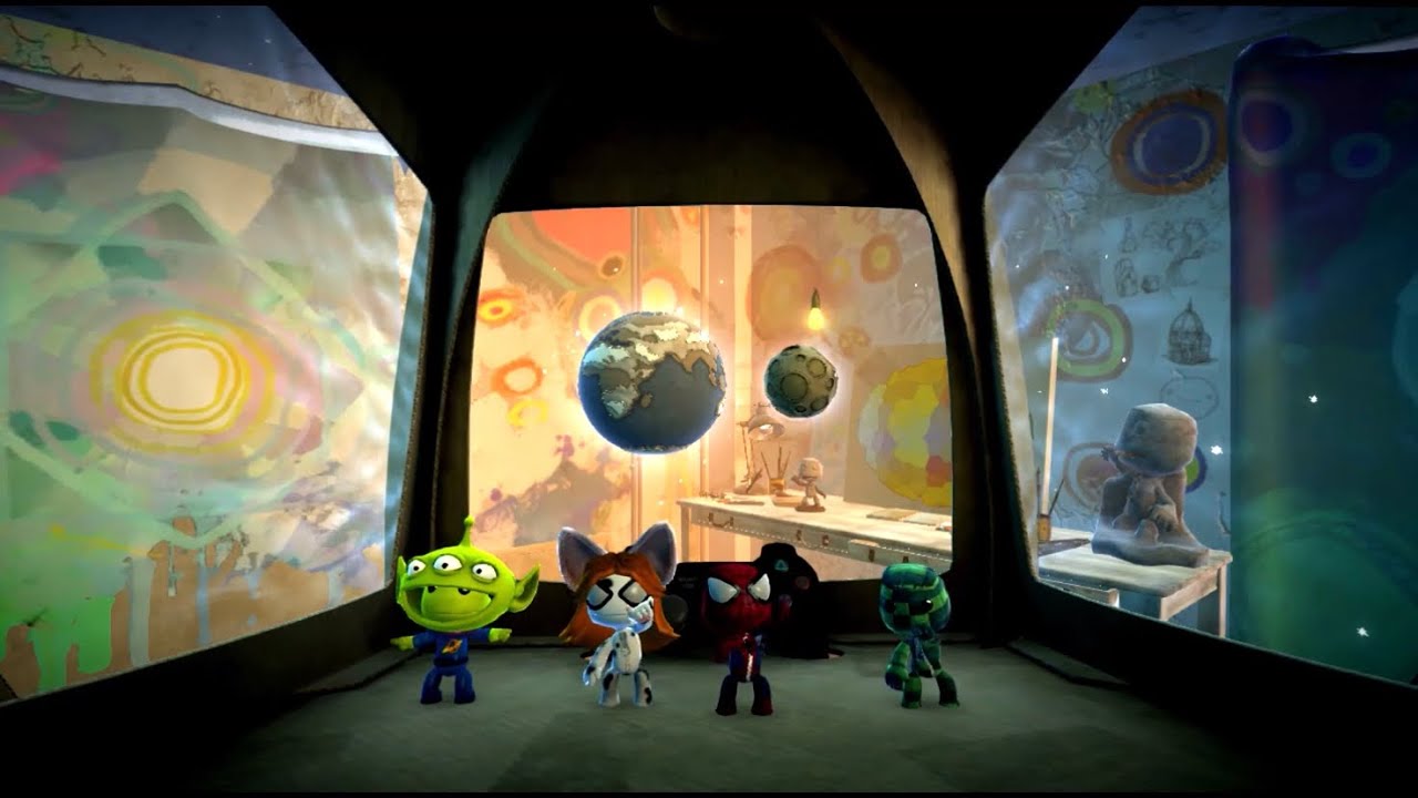 Playing Little Big Planet 2 in 2022! 4-Player Co-Op PS3 Playthrough 1 | Sackboy!