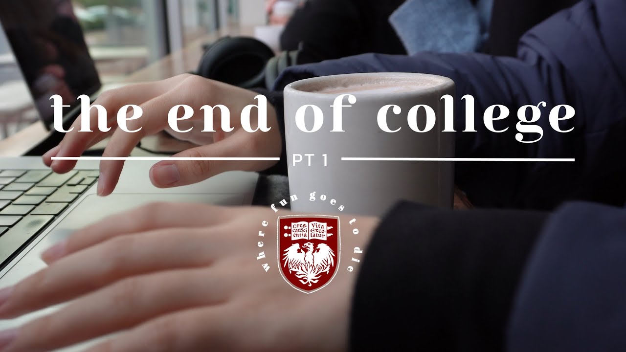 end of college (pt.1) 👽 - eating pastries, crocheting, & working on my thesis