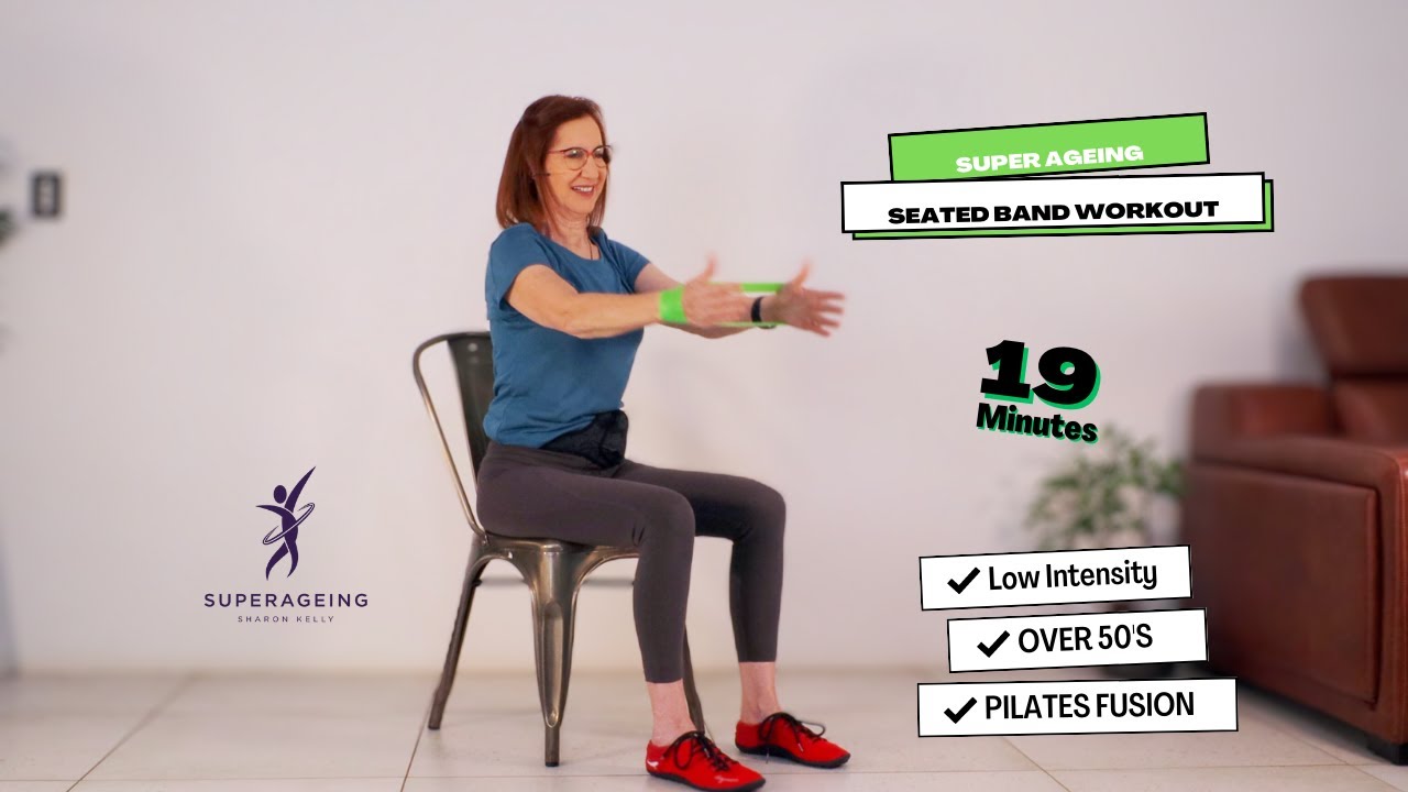 Get Fit and Fabulous at 50+! Full Body Seated Loop Band Workout for Seniors