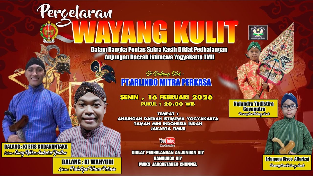 [ LIVE ] WAYANG KULIT 4 DALANG KI EFIS G ~ KI WAHYUDI | PEPUCUK NAJANDRA YUDHISTIRA ~ ERLANGGA CISCO