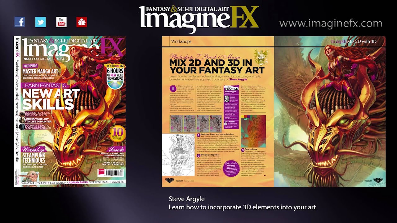 ImagineFX go steampunk for issue 92