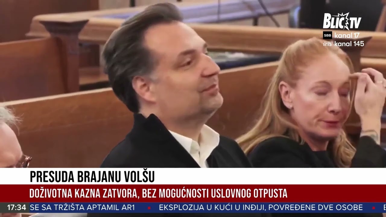 Konačna presuda Brajanu Vol&scaron;u: Sud odlučio, ovo je njegova kazna! | VESTI