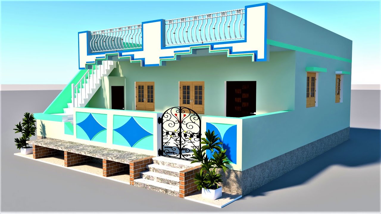 30x35 House plan 3D | 118 Gaj | 1050 sqft | 30*35 house plan 3d | 30 by 35 ka Naksha. cost ?
