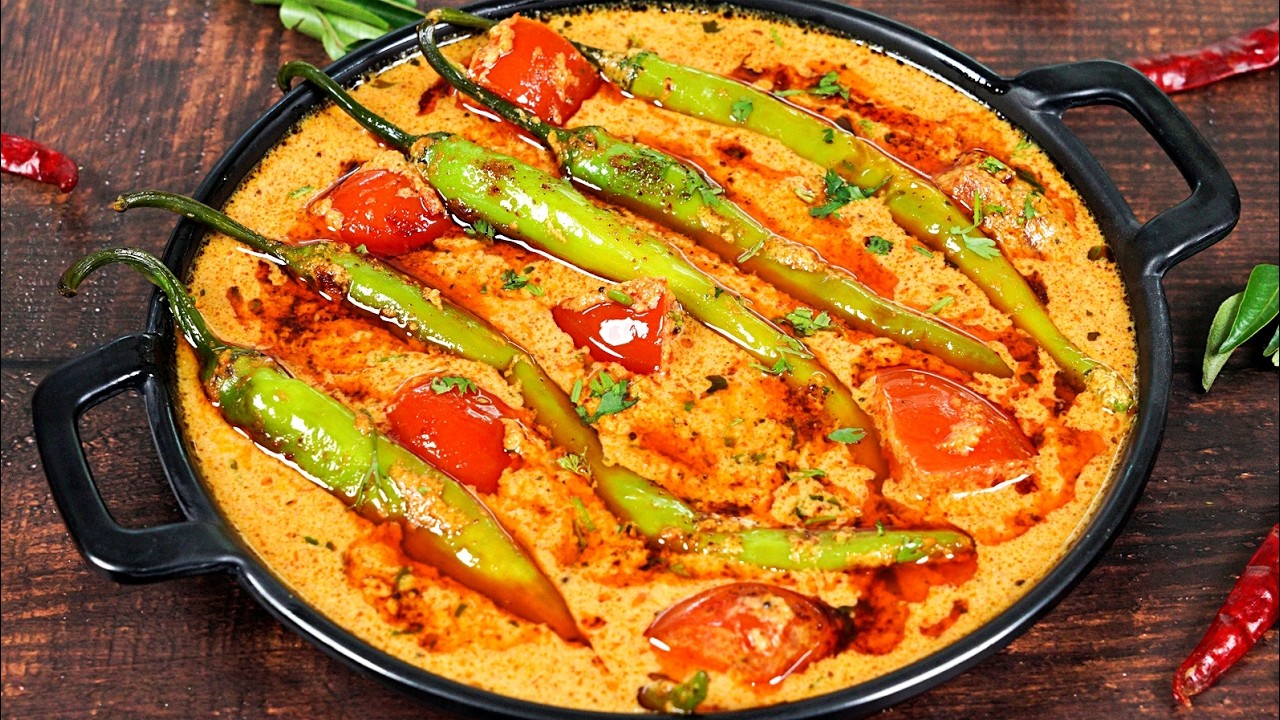 Hyderabadi Mirch Ka Salan - Authentic Salan Recipe | Hyderabadi Side Dish For Biryani