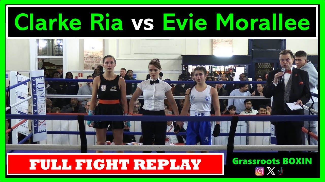 Clarke Ria vs Evie Morallee - FULL FIGHT - 2BX Home Show (31/10/25)