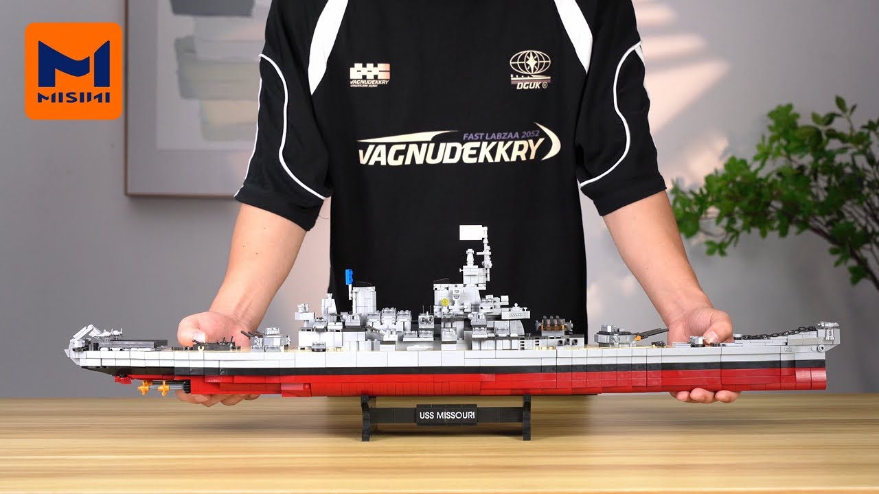 MISINI M6320 Iowa-class battleship USS Missouri Building Block Set