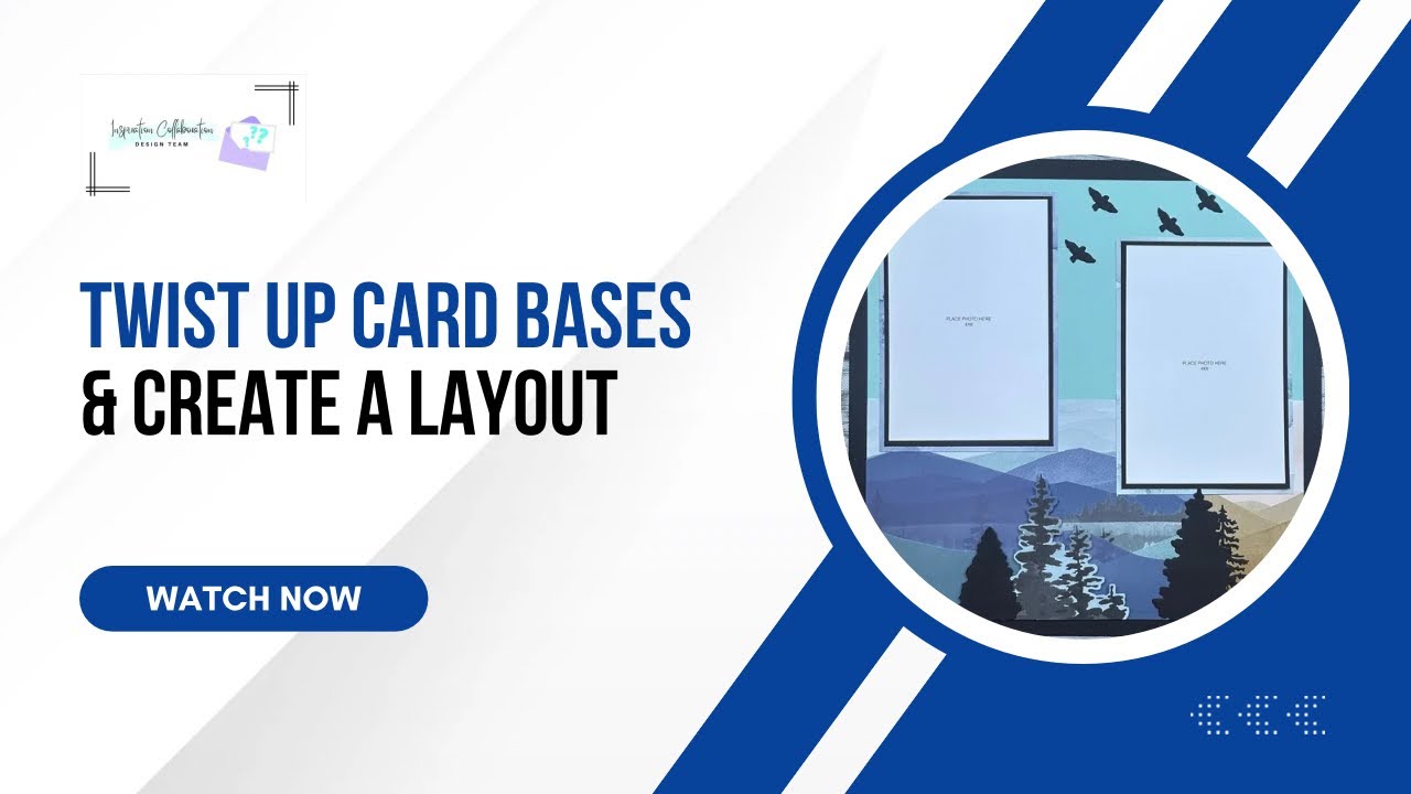 Twist Up Card Bases and Create a Layout | Mystery Envelope Challenge