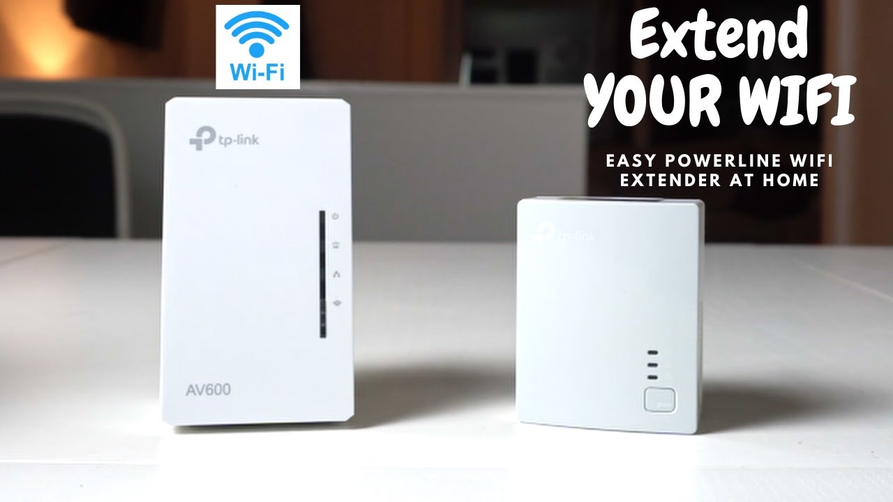 Extend YOUR WIFI Signal at HOME (TP-LINK Powerline wifi extender) EASY!