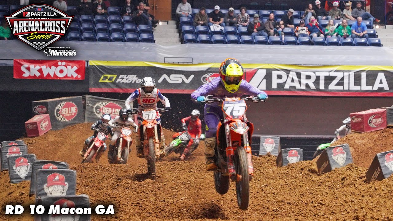 Гейдж Линвилл одержал убедительную победу в 10-м этапе Partzilla Arenacross | Основные моменты гонки