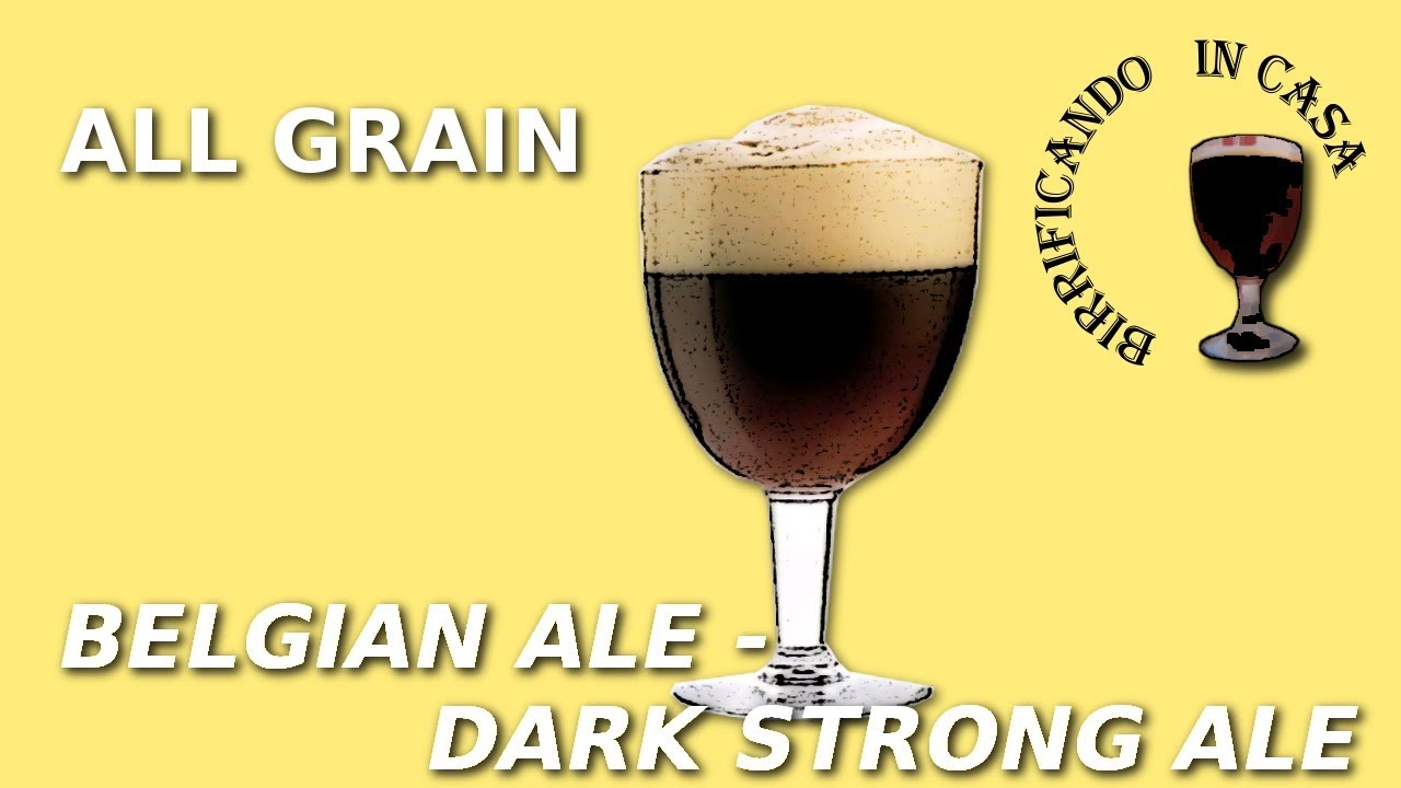 All grain - Birra Dark Strong Ale fatta in casa