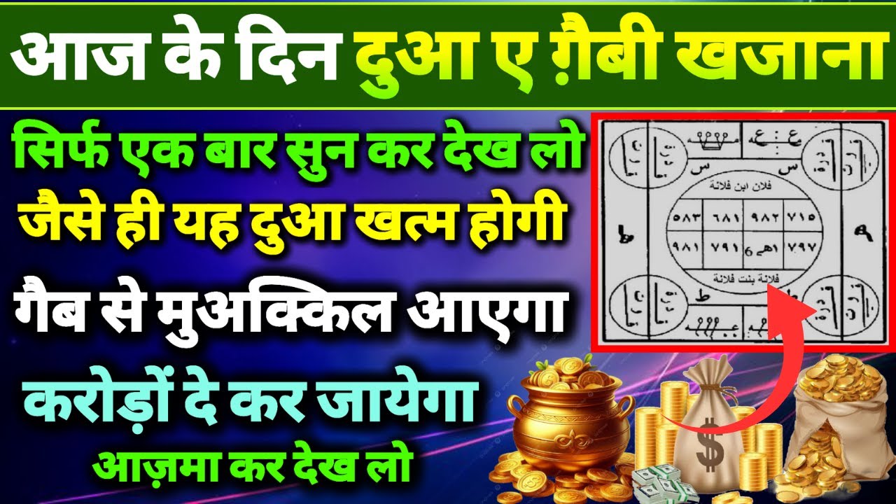 Rizq Mein Fori Barkat Ki Dua | Rizq K Ghaibe Khazan Ki Dua | Har Pareshani Ka Khatam | Rizq Me Izafa