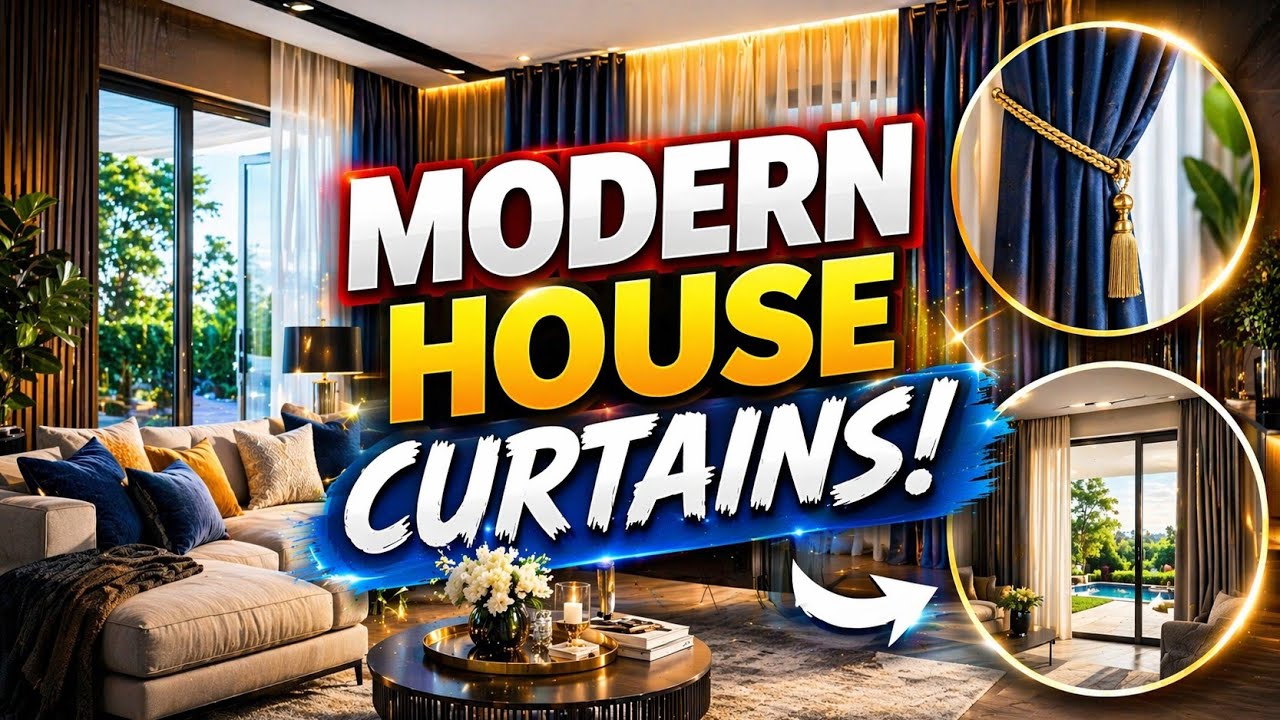 Top 100 Modern house American style curtains||Luxury curtains||Full length curtains||small curtains