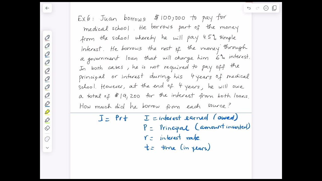Special cases and application of systems of linear equations